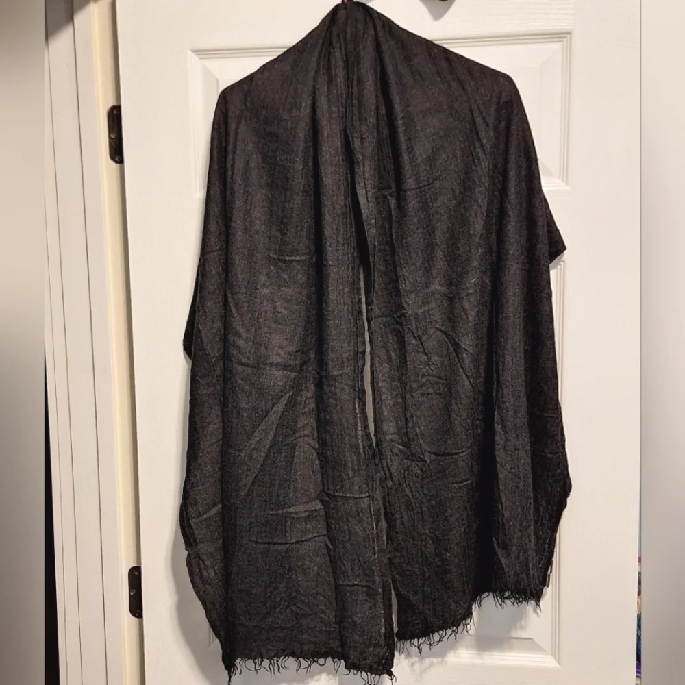 MANRICO CASCIMIR | Black Cashmere Wrap/Scarf